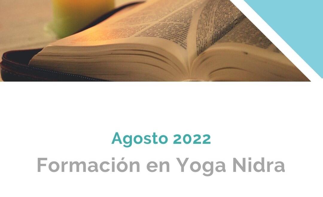 Formación en Yoga Nidra Agosto 2022